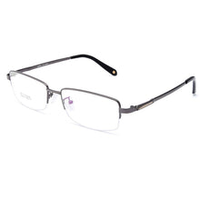 Carica l&#39;immagine nel visualizzatore di Gallery, Gmei Optical S8207 Alloy Metal Semi-Rimless Eyeglasses Frame for Men Prescription Optical Eyewear Glasses