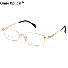 Carica l&#39;immagine nel visualizzatore di Gallery, Gmei Optical S8210 montatura in lega di metallo con bordo completo di gas per occhiali da vista da uomo 