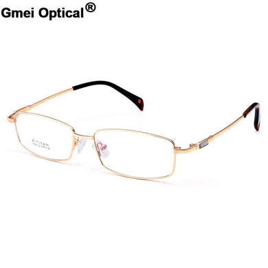 Gmei Optical S8210 Alloy Metal Full Rim Gasses Frame for Men Prescription Optical Eyewear