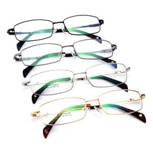 Carica l&#39;immagine nel visualizzatore di Gallery, Gmei Optical S8210 montatura in lega di metallo con bordo completo di gas per occhiali da vista da uomo 