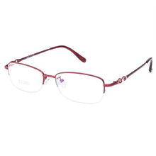 Load image into Gallery viewer, Gmei Optical S8213 Alloy Metal Semi-Rimless Eyeglasses Frame for Women Prescription Optical Eyewear Glasses