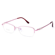 Load image into Gallery viewer, Gmei Optical S8213 Alloy Metal Semi-Rimless Eyeglasses Frame for Women Prescription Optical Eyewear Glasses