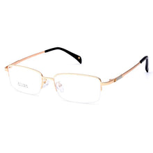 Load image into Gallery viewer, Gmei Optical S8214 Alloy Metal Semi-Rimless Eyeglasses Frame for Men Prescription Optical Eyewear Glasses