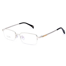 Load image into Gallery viewer, Gmei Optical S8214 Alloy Metal Semi-Rimless Eyeglasses Frame for Men Prescription Optical Eyewear Glasses