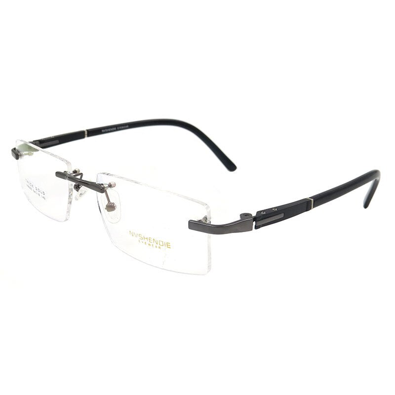 Gmei Optical S8305 Rimless Eyeglasses Frame for men Rimless Eyewear Glasses