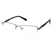 Load image into Gallery viewer, Gmei Optical S9052 Polarized Clip-On Eyeglasses Frame Alloy Full Rim Rectangular Glasses Frame