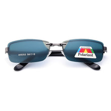 Load image into Gallery viewer, Gmei Optical S9052 Polarized Clip-On Eyeglasses Frame Alloy Full Rim Rectangular Glasses Frame