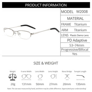 Gmei Optical Semi Rimless Pure Titanium Women Glasses Frame For Prescription Spectacles Brand Designer Optics Eyewear W2008