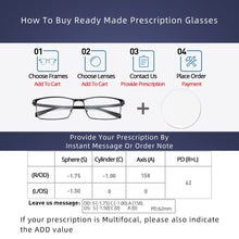 Load image into Gallery viewer, Gmei Optical Semi Rimless Pure Titanium Women Glasses Frame For Prescription Spectacles Brand Designer Optics Eyewear W2008