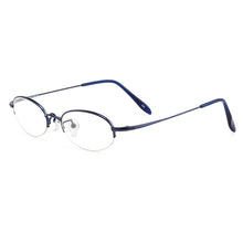 Carica l&#39;immagine nel visualizzatore di Gallery, Gmei Optical Semi Rimless Pure Titanium Women Glasses Frame Small Face Suitable Prescription Spectacles Frames Eyewear W8005