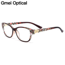 Carica l&#39;immagine nel visualizzatore di Gallery, Gmei Optical Stylish Colorful Urltra-Light TR90 Women Full Rim Optical Eyeglasses Frames Female Plastic Myopia Eyewear M1451