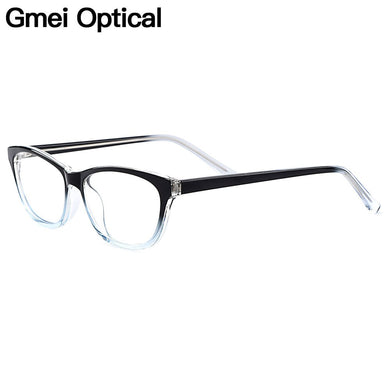 Gmei Optical Stylish Oval Full Rim Plastic Glasses Frame For Women's Myopia Presbyopia Reading Prescription Eyeglasses H8012