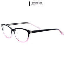 Load image into Gallery viewer, Gmei Optical Stylish Oval Full Rim Plastic Glasses Frame For Women&#39;s Myopia Presbyopia Reading Prescription Eyeglasses H8012