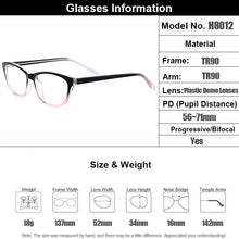Load image into Gallery viewer, Gmei Optical Stylish Oval Full Rim Plastic Glasses Frame For Women&#39;s Myopia Presbyopia Reading Prescription Eyeglasses H8012