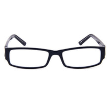 Carica l&#39;immagine nel visualizzatore di Gallery, Gmei Optical Stylish Plastic Rectangular Men Full Rim Glasses Frames Black Hypoallergenic Women&#39;s Eyeglasses Frame T8011