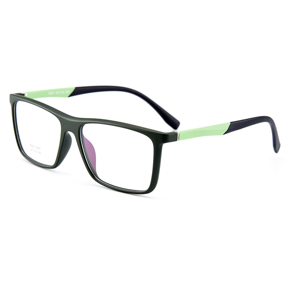 Gmei Optical Stylish Ultralight TR90 Rectangular Full Rim Optical Glasses Frames For Men Women Myopia Presbyopia Oculos M5097