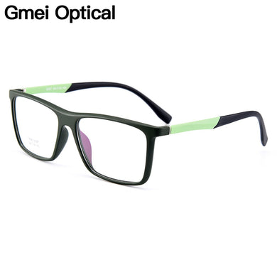 Gmei Optical Stylish Ultralight TR90 Rectangular Full Rim Optical Glasses Frames For Men Women Myopia Presbyopia Oculos M5097