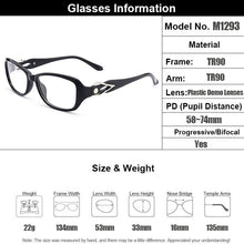 Load image into Gallery viewer, Gmei Optical Stylish Urltra-Light TR90 Full Rim Women Optical Eyeglasses Frames Female Plastic Myopia Presbyopia Eyewears M1293