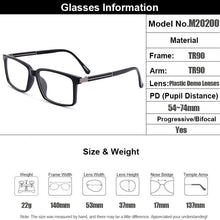Load image into Gallery viewer, Gmei Optical Stylish Urltra-Light TR90 Rectangular Full Rim Men Optical Eyeglasses Frames Women Myopia Presbyopia Eyewear M20230