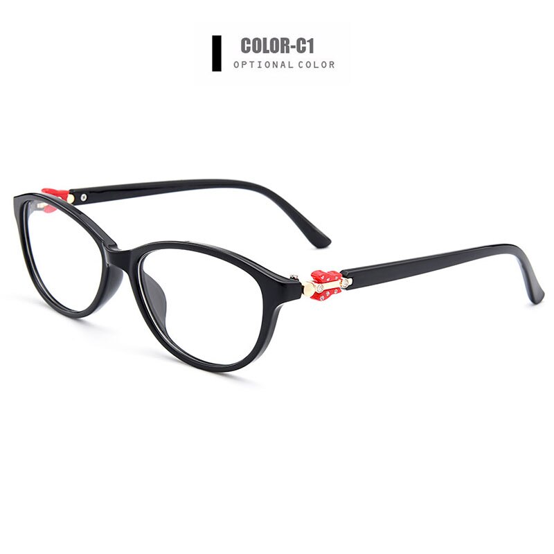 Gmei Optical Stylish Urltra-Light TR90 Women Oval Full Rim Optical Eyeglasses Frames Female Plastic Myopia Spectacles M1530