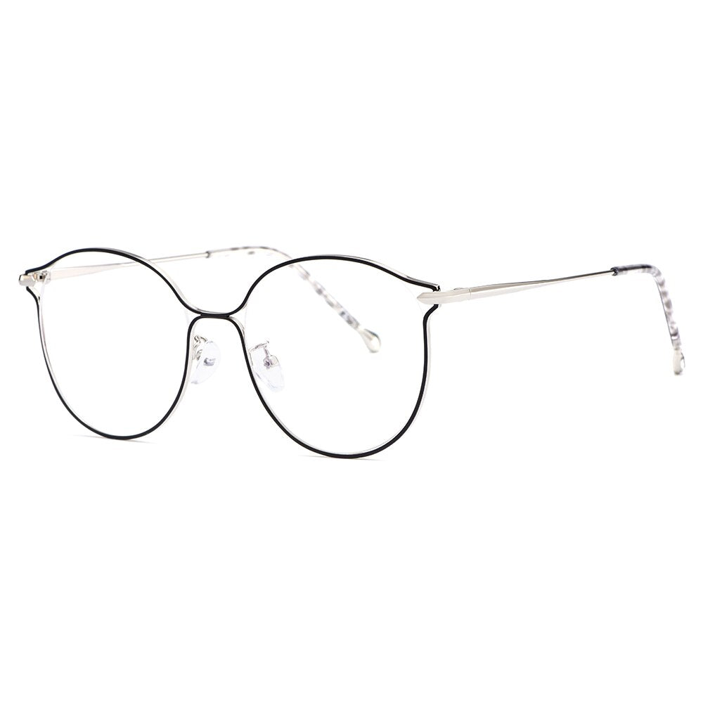 Gmei Optical Stylish Urltra-Light Titanium Alloy Women Full Rim Glasses Frames For Myopia Reading Prescription Eyeglasses M18042