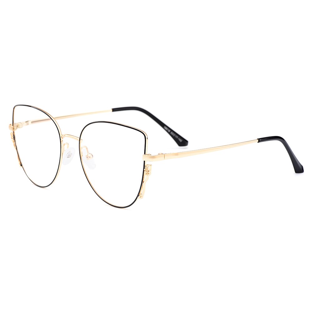 Gmei Optical Stylish Urltra-Light Titanium Alloy Women Square Full Rim Glasses Frames For Myopia Prescription Eyeglasses M18016
