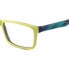 Carica l&#39;immagine nel visualizzatore di Gallery, Gmei Optical T9051 Acetate Full-Rim Rectangle Green Front Frame Eyeglasses for Women and Men Spectacles Eyewear