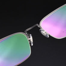 Load image into Gallery viewer, Gmei Optical Titanium Alloy Half-Rim Presciption Eyeglasses Frames For Men &amp; Women Myopia Eyewear Hyperopia Spectacles LF2023