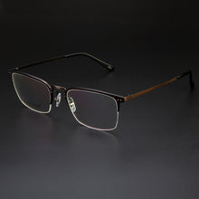 Load image into Gallery viewer, Gmei Optical Titanium Alloy Half-Rim Presciption Eyeglasses Frames For Men &amp; Women Myopia Eyewear Hyperopia Spectacles LF2023