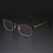 Load image into Gallery viewer, Gmei Optical Titanium Alloy Half-Rim Presciption Eyeglasses Frames For Men &amp; Women Myopia Eyewear Hyperopia Spectacles LF2023