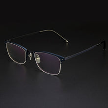 Load image into Gallery viewer, Gmei Optical Titanium Alloy Half-Rim Presciption Eyeglasses Frames For Men &amp; Women Myopia Eyewear Hyperopia Spectacles LF2027