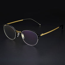 Load image into Gallery viewer, Gmei Optical Titanium Alloy Half-Rim Presciption Eyeglasses Frames For Men &amp; Women&#39;s Hyperopia Spectacles Myopia Eyewear LF2026