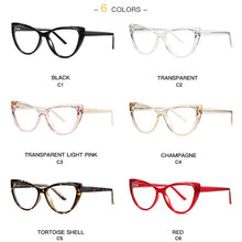 Load image into Gallery viewer, Gmei Optical Transparent Clear Glasses Frame Cat Eye Eyeglasses Frames For Women Prescription Spectacles 2003