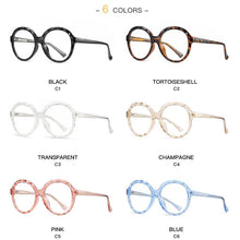 Load image into Gallery viewer, Gmei Optical Transparent Glasses Frame Women Round Eyeglasses Frames For Prescription Spectacles 6 Colors Optional 2010