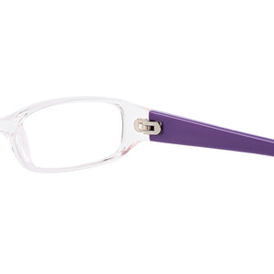 Gmei Optical Transparent Rectangular Full Rim Plastic Kid's Glasses Frames For Myopia Presbyopia Prescription Eyeglasses H8001