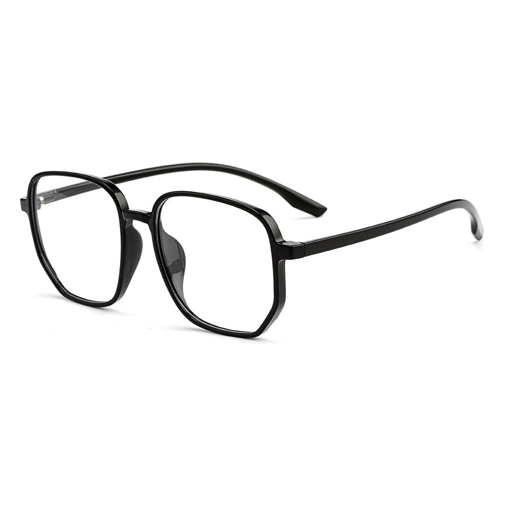 Gmei Optical Transparent Women Glasses Frame Large Size Ultralight TR90 Plastic Eyewear Men Big Myopia Spectacles Frames M9157