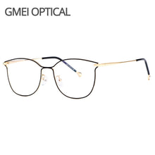 Load image into Gallery viewer, Gmei Optical Trendy Urltra-Light Titanium Alloy Women Full Rim Glasses Frames For Myopia Reading Prescription Eyeglasses M18043