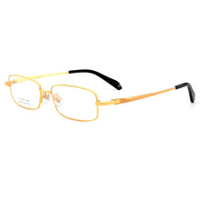 Load image into Gallery viewer, Gmei Optical Ultralight 100% Pure Titanium Full Rim Glasses Frame For Business Men Myopia Reading Prescription Spectacles LR9867
