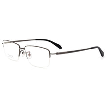 Load image into Gallery viewer, Gmei Optical Ultralight 100% Pure Titanium Half Rim Glasses Frame For Business Men Myopia Reading Prescription Spectacles LR8961