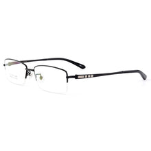 Load image into Gallery viewer, Gmei Optical Ultralight 100% Pure Titanium Half Rim Glasses Frame For Business Men Myopia Reading Prescription Spectacles LR8958