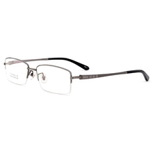 Load image into Gallery viewer, Gmei Optical Ultralight 100% Pure Titanium Half Rim Glasses Frame For Business Men Myopia Reading Prescription Spectacles LR8958