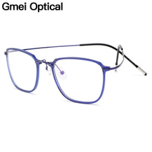 Load image into Gallery viewer, Gmei Optical Ultralight Beta Titanium Flexible Glasses Frame Men Square Prescription Eyeglasses Myopia Optical Frames M19003