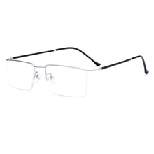 Load image into Gallery viewer, Gmei Optical Ultralight Business Men Titanium Alloy Glasses Frame Square Eyewear Flexible Temple Legs IP Electroplating Y2533