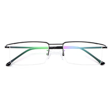 Load image into Gallery viewer, Gmei Optical Ultralight Business Men Titanium Alloy Glasses Frame Square Eyewear Flexible Temple Legs IP Electroplating Y2533