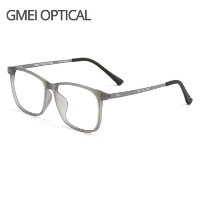 Gmei Optical Ultralight Glasses Frame M9825 With TR90 Plastic Rim Titanium Flexible Legs For Men And Women Spectacles Frames