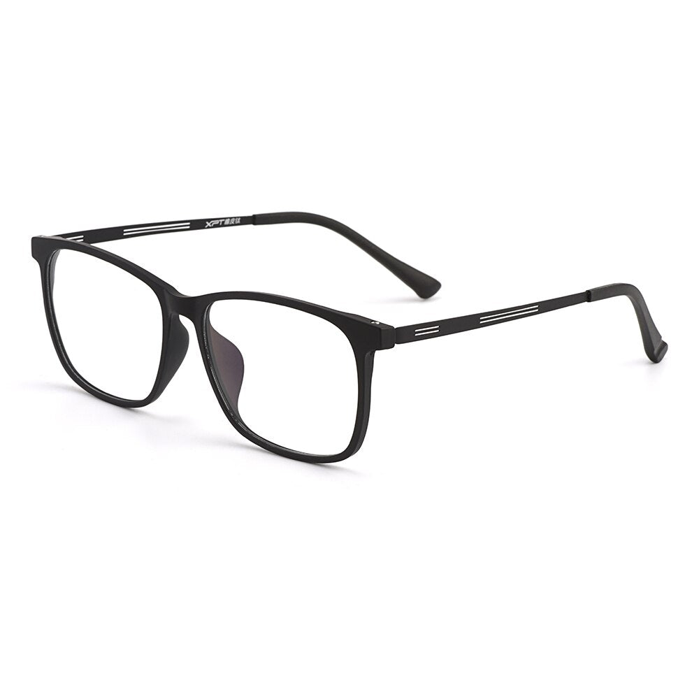 Gmei Optical Ultralight Glasses Frame M9825 With TR90 Plastic Rim Titanium Flexible Legs For Men And Women Spectacles Frames