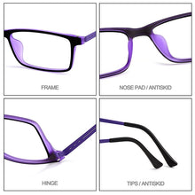 Load image into Gallery viewer, Gmei Optical Ultralight Glasses Frame M9826 For Men And Women Titanium Flexible Legs With TR90 Plastic Rim Spectacles Frames