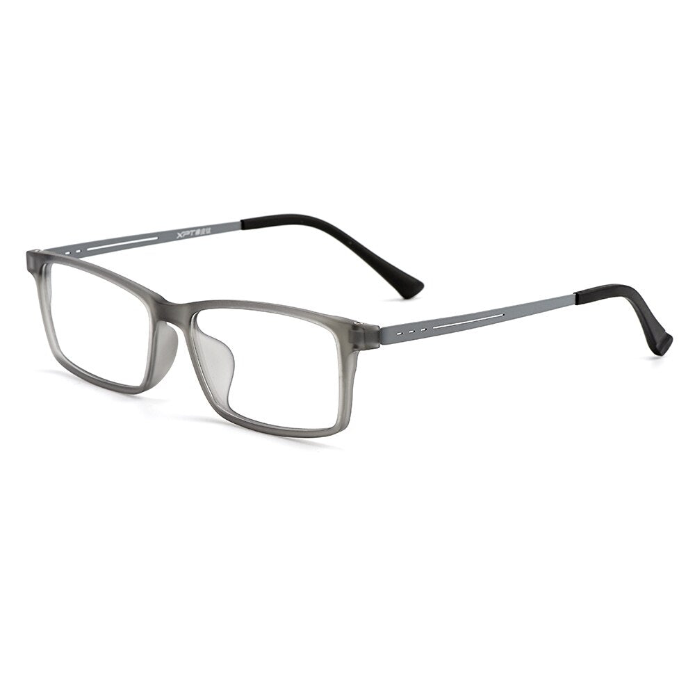 Gmei Optical Ultralight Glasses Frame M9826 For Men And Women Titanium Flexible Legs With TR90 Plastic Rim Spectacles Frames