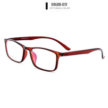 Load image into Gallery viewer, Gmei Optical Ultralight Plastic TR90 Rectangular Men Glasses Frame Prescription Eyeglasses Myopia Optical Frames Eyewear Y1052