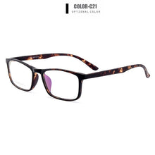Load image into Gallery viewer, Gmei Optical Ultralight Plastic TR90 Rectangular Men Glasses Frame Prescription Eyeglasses Myopia Optical Frames Eyewear Y1052